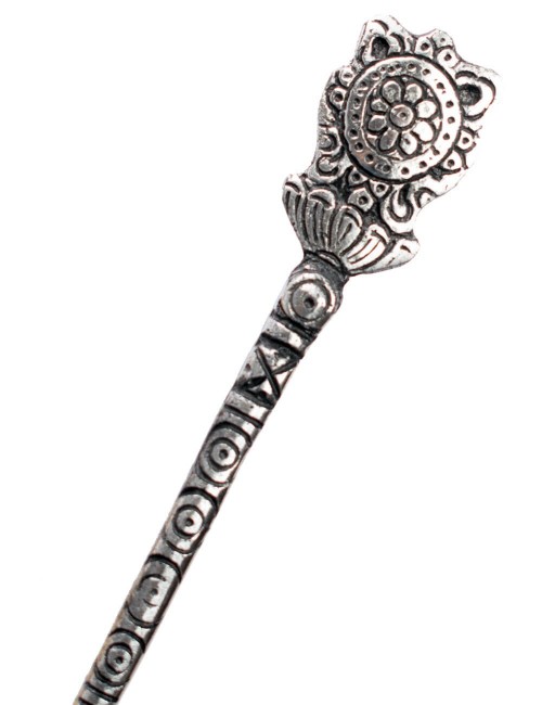 pau-cabelo-metal-coque esculpido