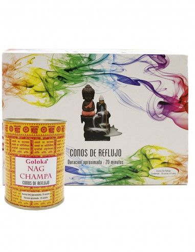 Kegel-Rückfluss-Nag-Champa-Aroma-Quelle