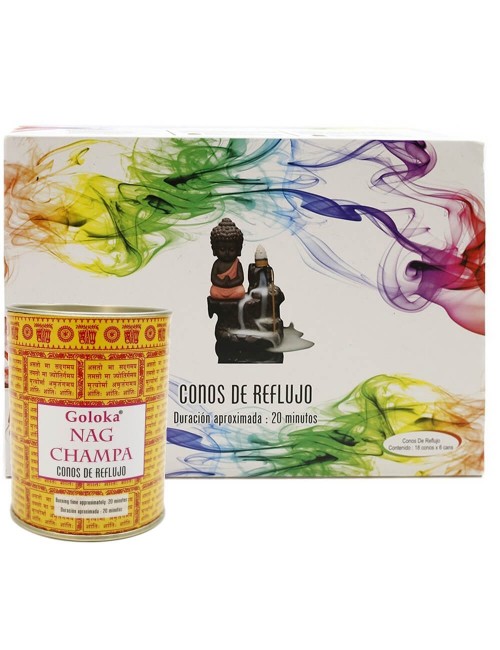 Kegel-Rückfluss-Nag-Champa-Aroma-Quelle