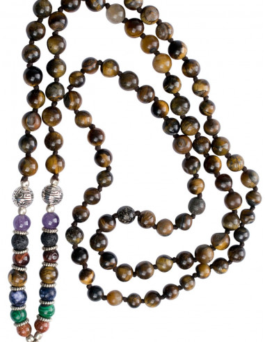 collier-oeil-de-tigre-hindou-mala-tibétain