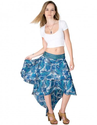 skirt-boho-print-summer-blue