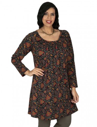 T-shirt-vestito-taglie forti-autunno