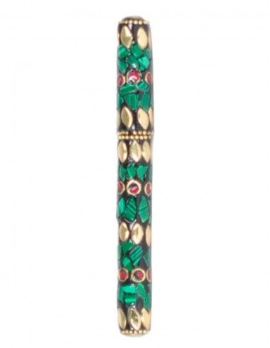 caneta-artesão-étnica-verde-recarregável