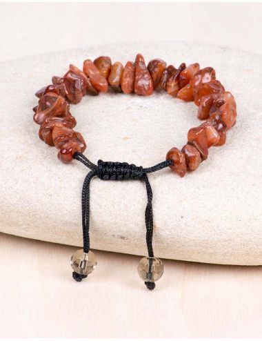 pulsera-ajustable-piedras-minerales-irregulares-jaspe 2