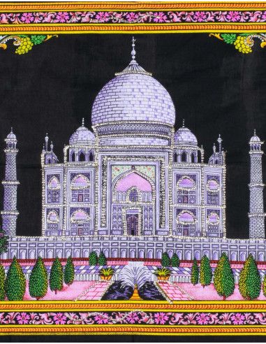 Taj-Majal-Tapisserie-handgemacht-Indien