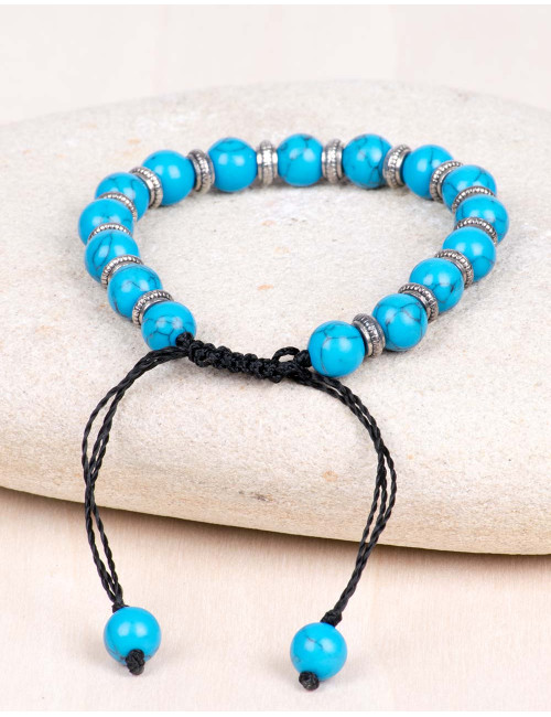 pulsera-piedra-mineral-turquesa-ajustable