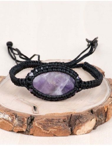 bracelet-unisex-macrame-stone-mineral 2