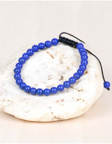 Armband-blau-verstellbar-Hippie-Unisex