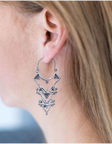 hand-carved-silver-triangle-earrings
