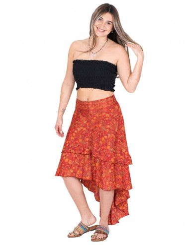 falda-ibiza-seda-estampada-naranja