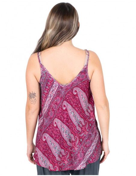 Wide Printed Top