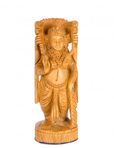 estatua-lakshmi-tallada-en-madera-detalle