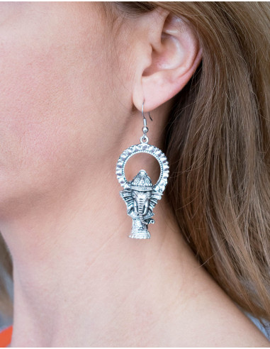 Boucles d'oreilles God Ganesha
