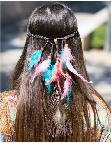 Diadème de cheveux hippie