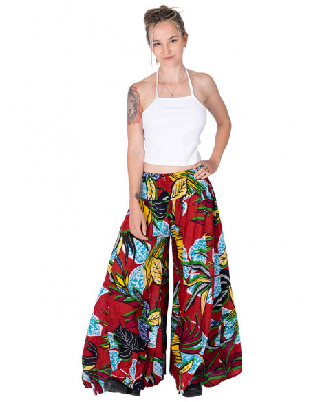 Pantalon jupe à imprimé cachemire