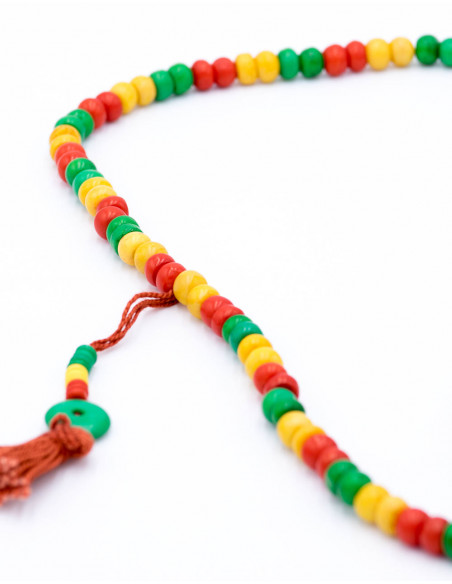 Bunter buddhistischer Rosenkranz