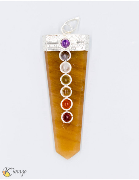 Carnelian Triangle Pendant