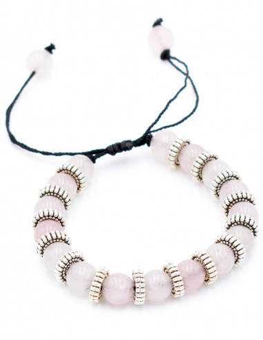 Rose Quartz Gem Bracelet