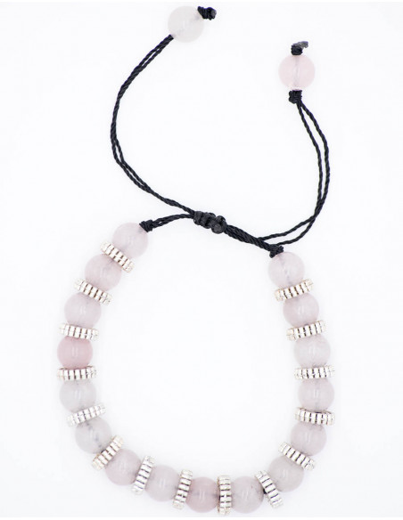 Rose Quartz Gem Bracelet