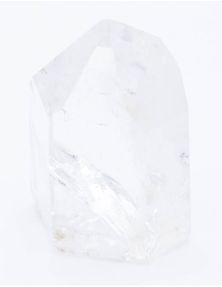 Obelisco di cristallo di quarzo su luce a led