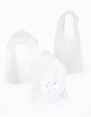 Obelisco de quartzo de cristal em luz led