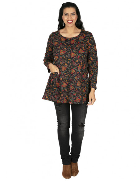 Camiseta de bolso lateral