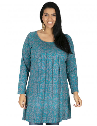 camiseta-vestido-celeste-tallas-grandes-otoño 2