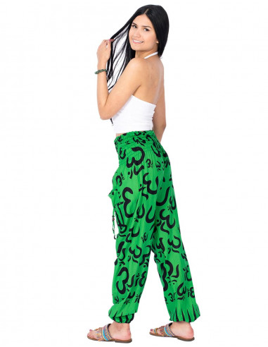 pantalon-bombacho-verde-mujer-algodon
