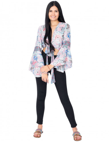 Boho Top Wide Sleeves