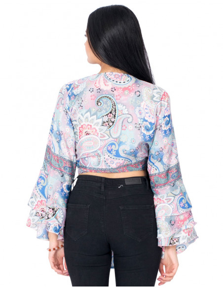 Boho Top maniche larghe