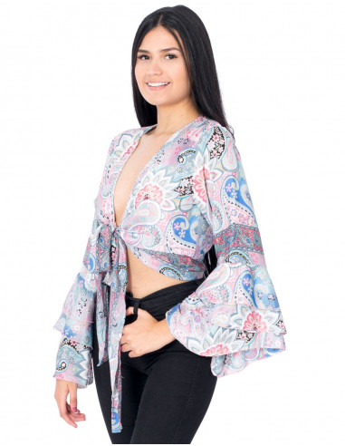 Boho Top maniche larghe