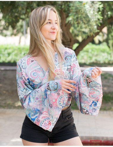 Boho Top Manches Larges 2