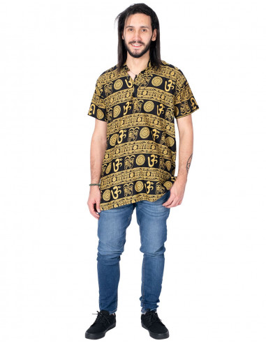 Yellow and Black Shirt