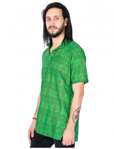 Camisa verde manga curta 2