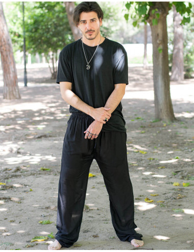 Pantaloni dritti neri