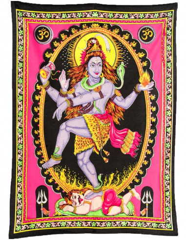 Gott Shiva Baumwollteppich