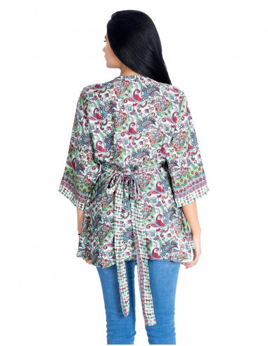 Blusa Longa Cruzada