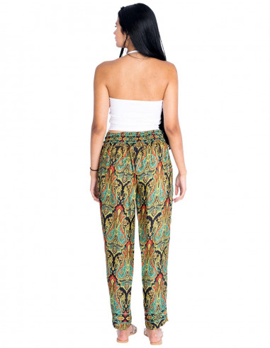 Pantalon long en soie