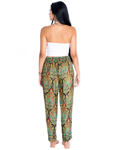 Pantaloni lunghi in seta