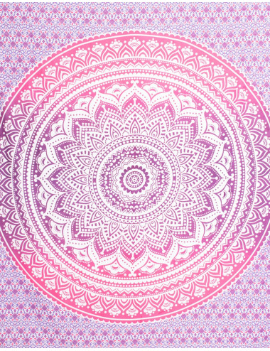 Round Mandala Cotton Quilt 2