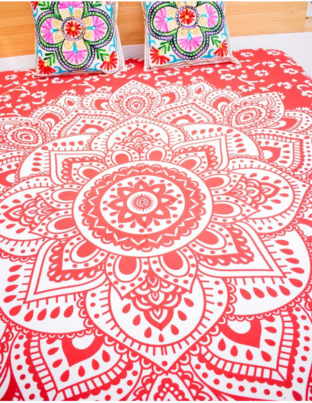 Red Double Bedspread