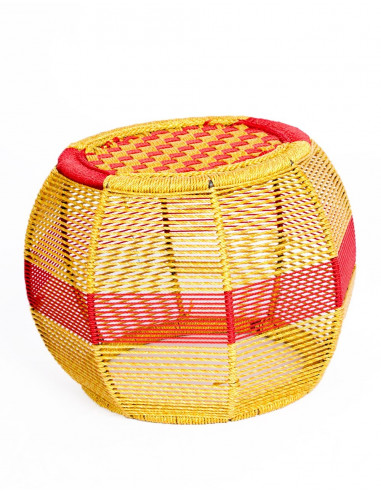 Sgabello rotondo di design fatto a mano in...