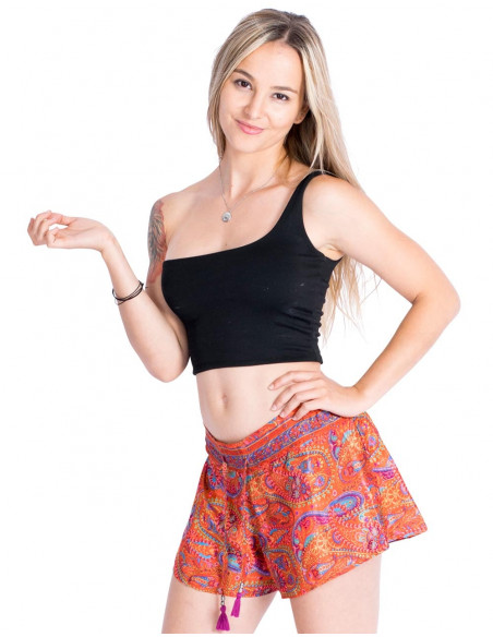 Short en soie