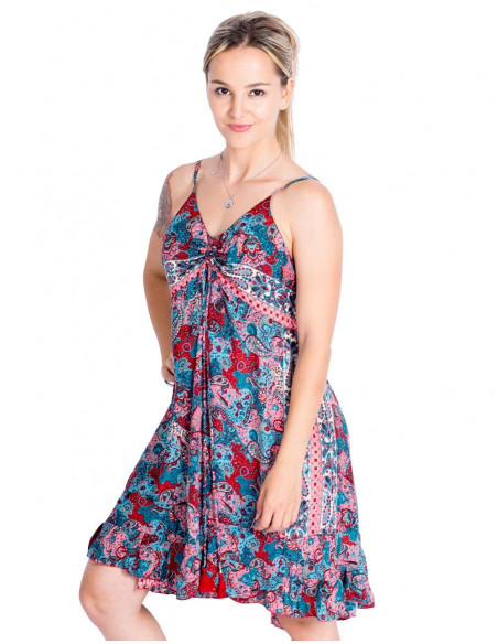 vestido-corto-verano-estampado-multicolor