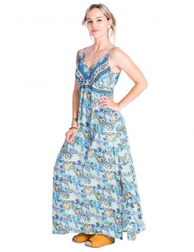 Kleid mit Rückenschlitz