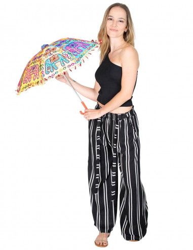 Regenschirm-Boho-Stil-Dekoration-ethnisch