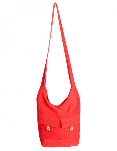 Sac à bandoulière aux couleurs unies