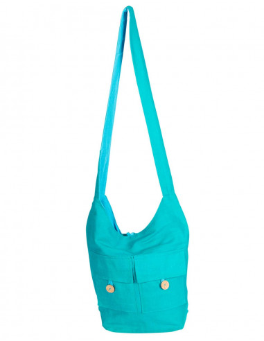 Sac à bandoulière aux couleurs unies