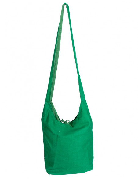 Borsa a tracolla in tinta unita