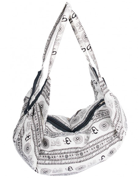 Tasche mit verschiedenen Drucken